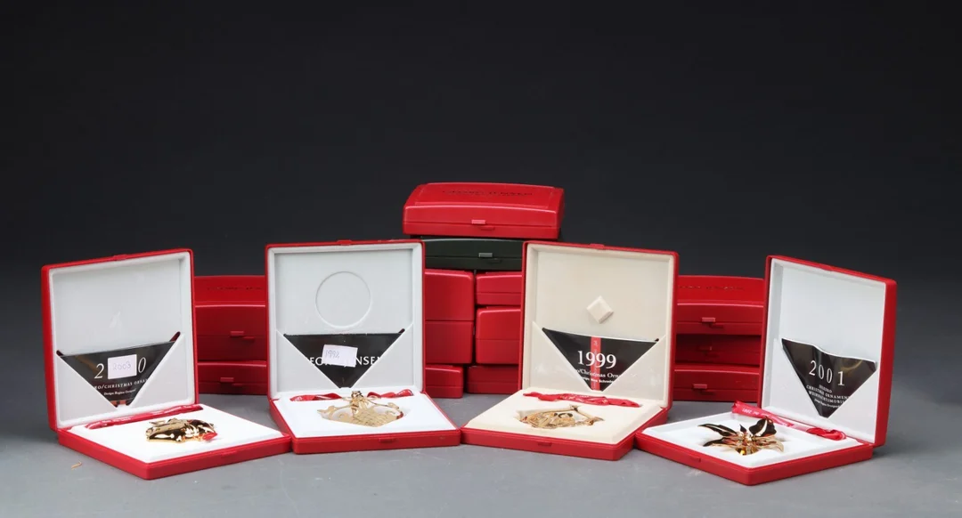 Georg Jensen. Samling juleuroer mm. (16) — Hobby and collectibles/Collectibles — Lauritz