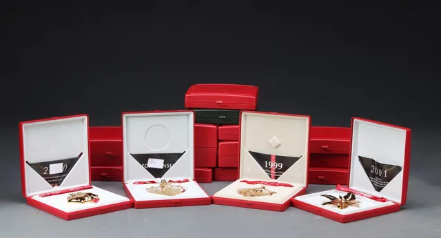 Georg Jensen. Samling juleuroer mm. (16)