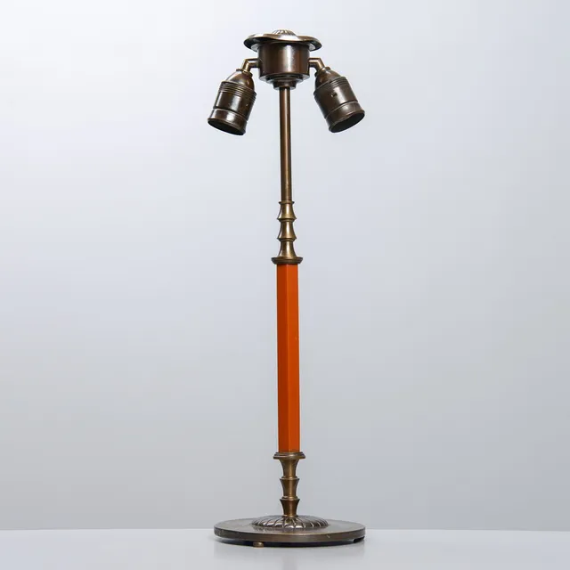 HARALD NOTINI. Bordslampa, modell 6965, Böhlmarks Lampfabrik, 1920/30-tal.