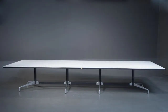 Charles and Ray Eames. Conference table, 'Segmented table', L. 400 cm