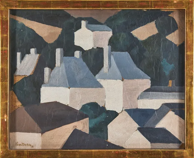 SIXTEN LUNDBOHM. Sydländska hustak.