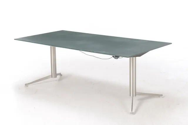 Paul Leroy for Paustian. Desk / work table, model Spinal, electric raise/lower function
