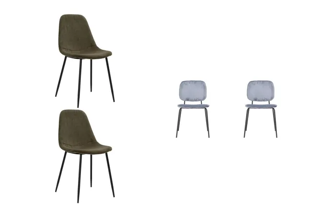 House Doctor. Four chairs model Found and Comma (4)