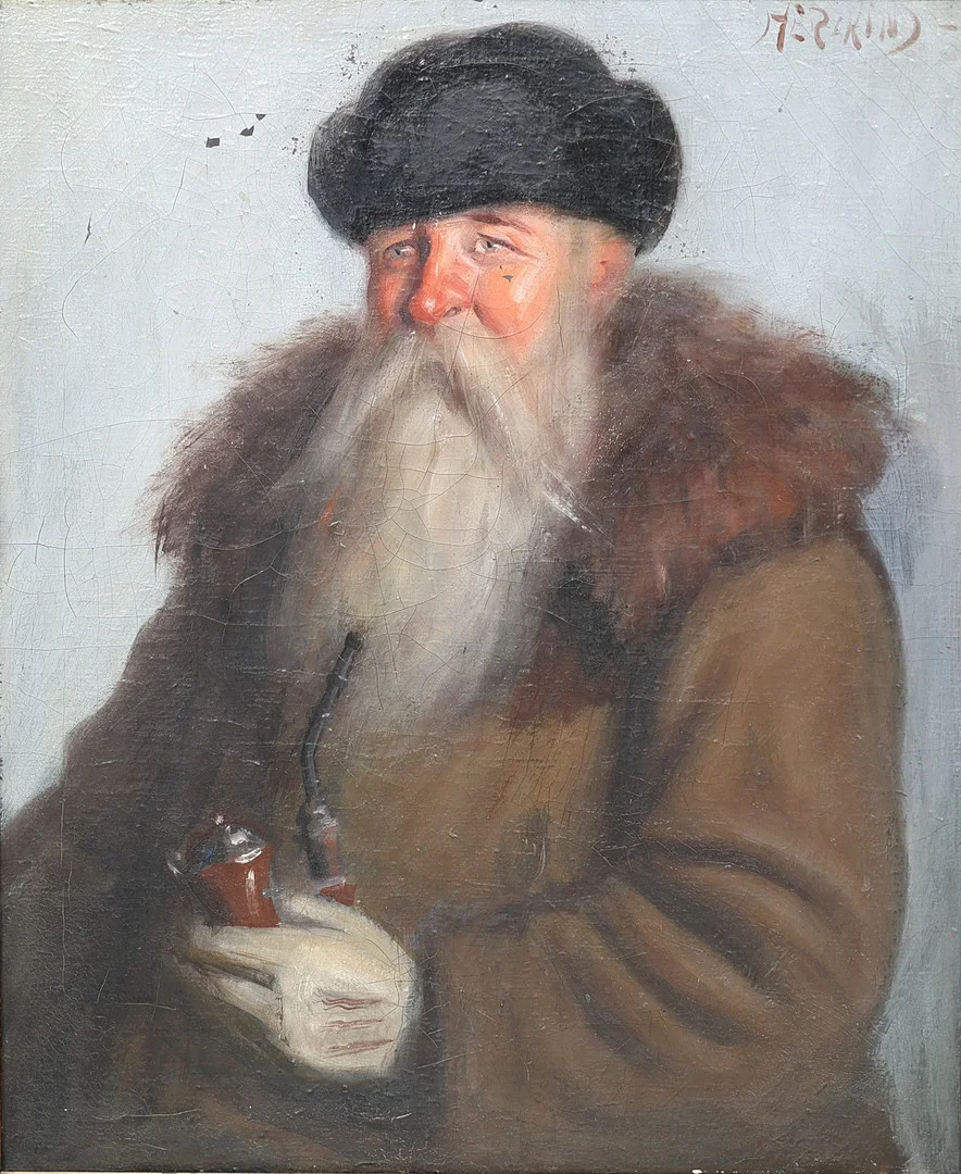 Ubekendt kunstner, mandsportræt ca.1880-1910, olie på lærred. — Paintings — Palsgaard Kunstauktioner