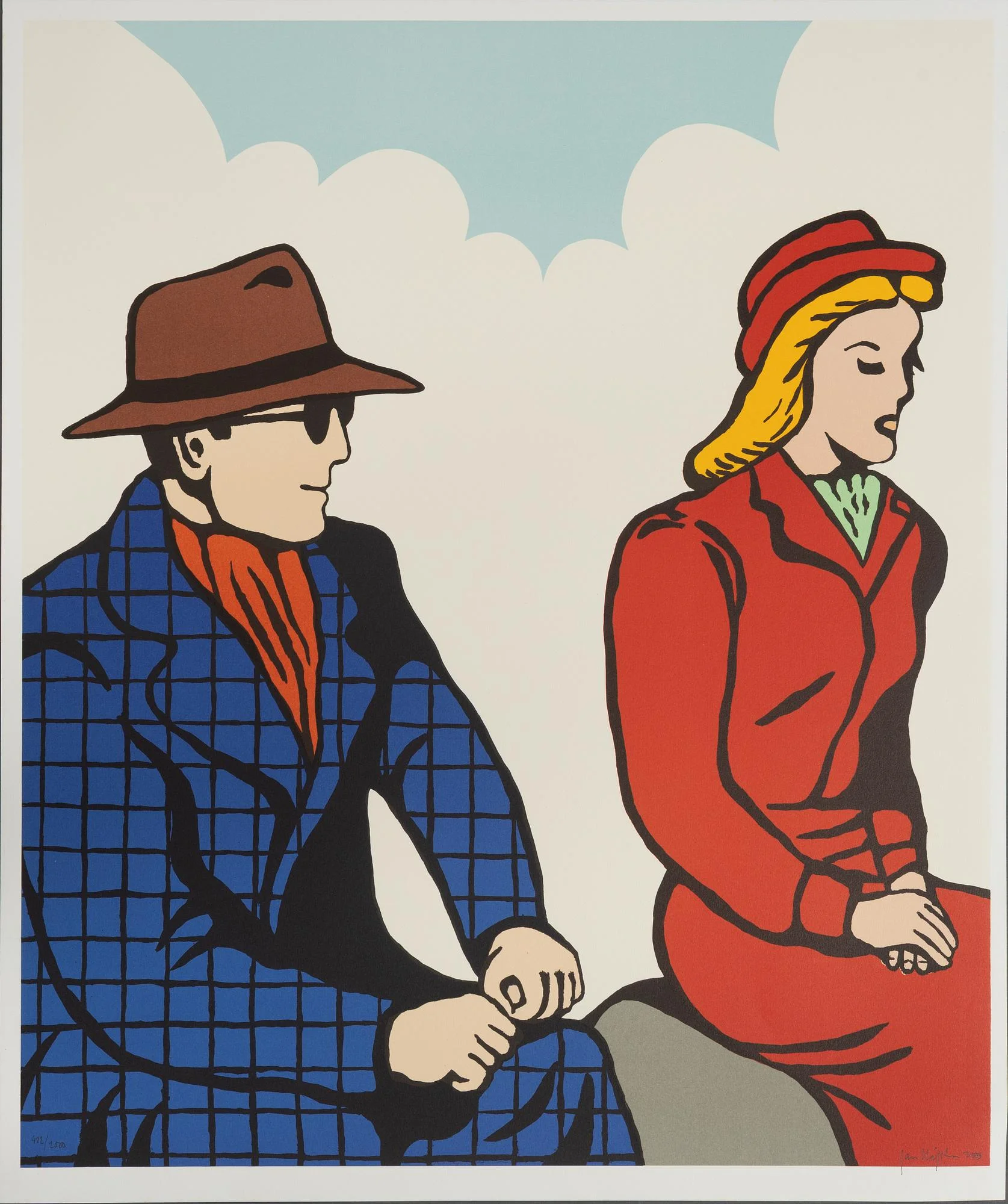 Jan Håfström, "Mr. Walker" (From Walker with Love). — Konst/Grafik — Bukowskis