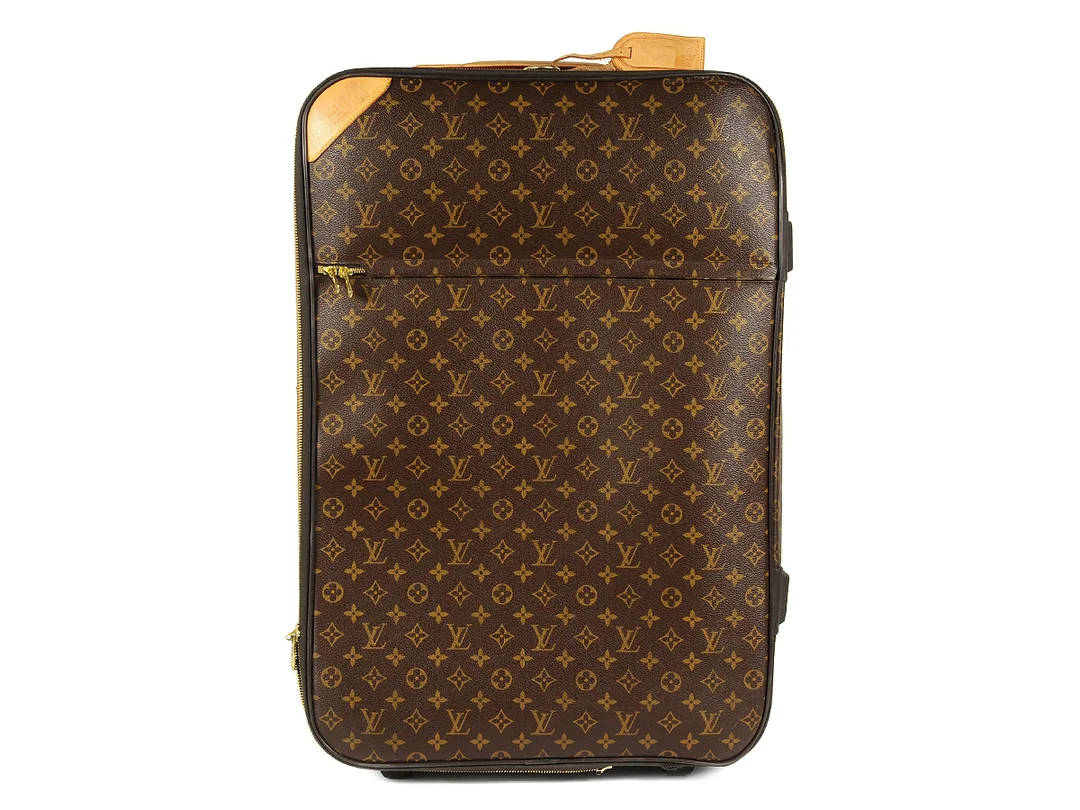 RESVÄSKA, LOUIS VUITTON, Pegase 60, monogram canvas, 60x45x20cm, en dragtapp saknas, bruksslitage, finns en lagning. — Accessoarer/Väskor — Kaplans