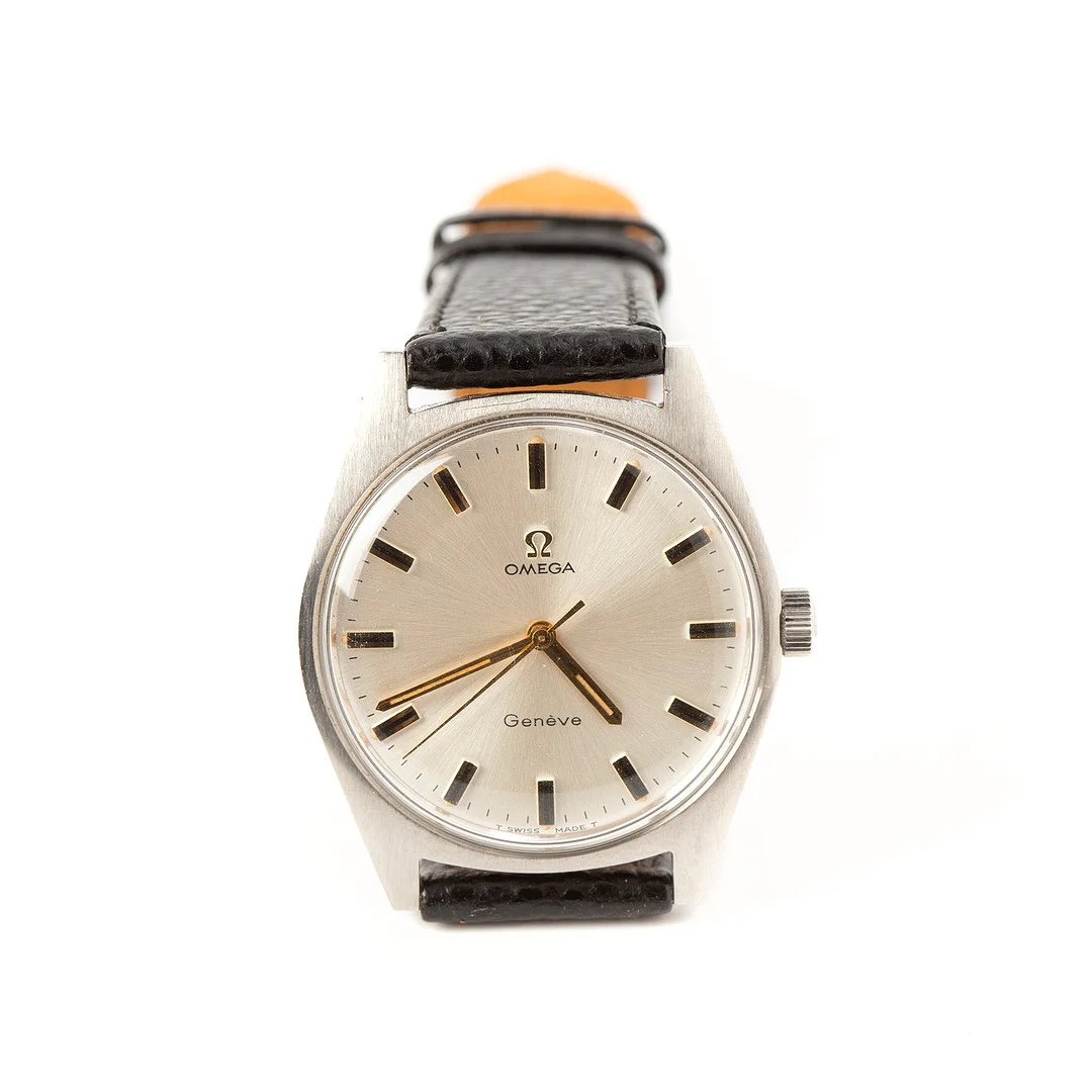 OMEGA. Armbandsur, Genève, stål, 1960-tal. — Wristwatches — Stockholms Auktionsverk Göteborg