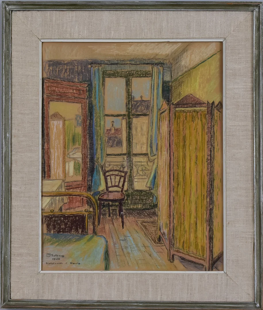 TORE LUNDBORG. Pastellkrita. — Paintings — Halmstads Auktionskammare