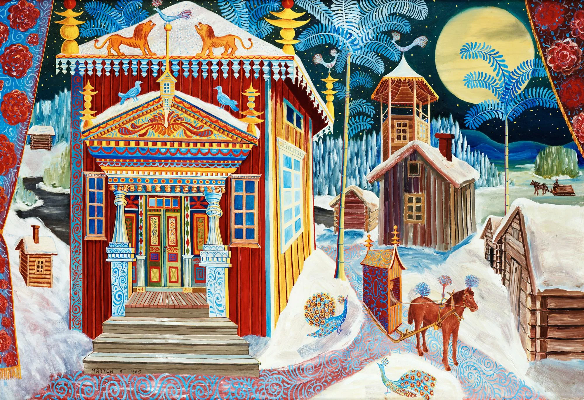 Mårten Andersson, "Timmerkörarnas by". — Bukowskis