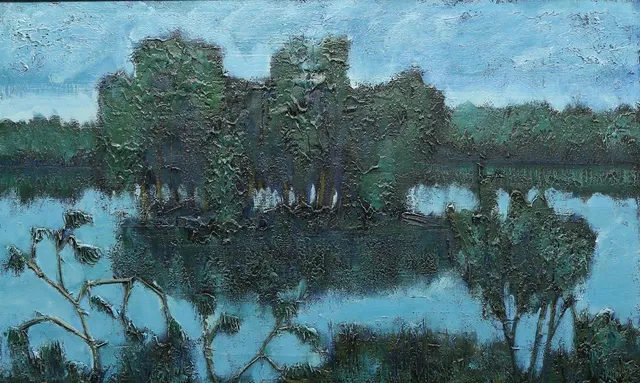 HANS LINDGREN. Olja på duk, signerad.