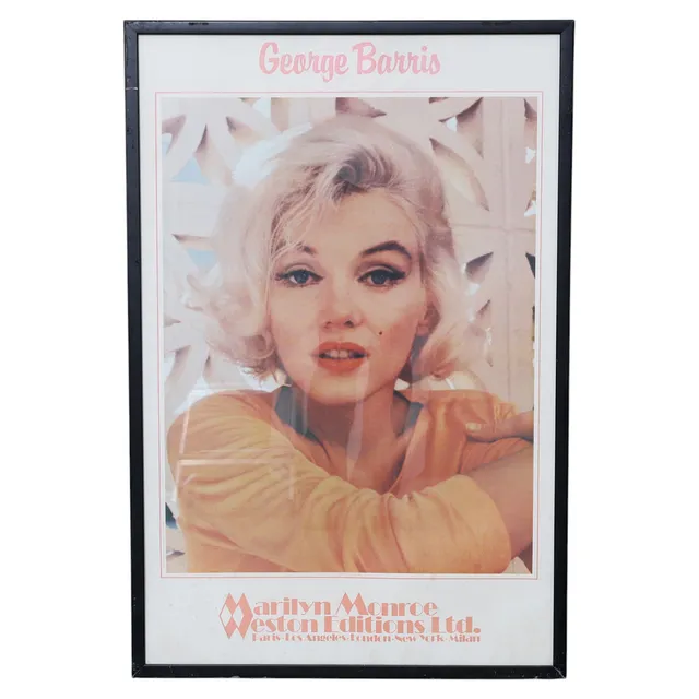 GEORGE BARRIS. Marilyn Monroe, affisch, 1900-tal.
