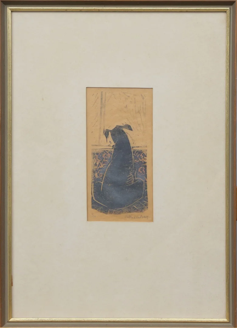 VALTER LINDBERG. GRAFISKT BLAD, signerat. — Engravings & Prints — Kalmar Auktionsverk