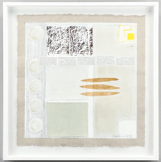 KAROLINA NOLIN collage, signerat.