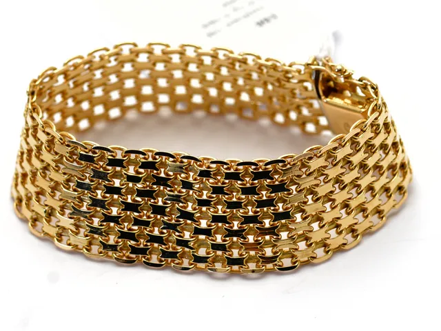 Armband 18K 36,2g X-länk skadat