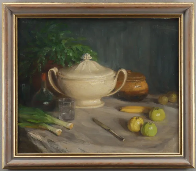 ELSA KANTZOW (1870-1956). OIDENTIFIERAD KONSTNÄR, stilleben.
