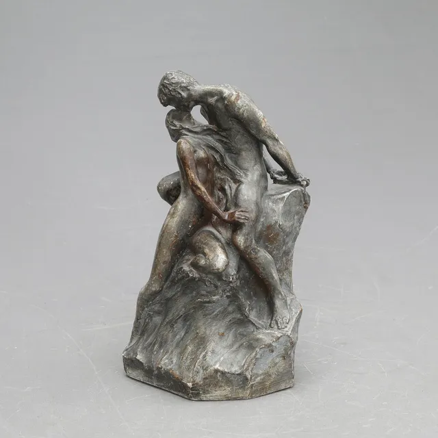 THEODOR LUNDBERG. EFTER. Skulptur, gips,märkt 1896.