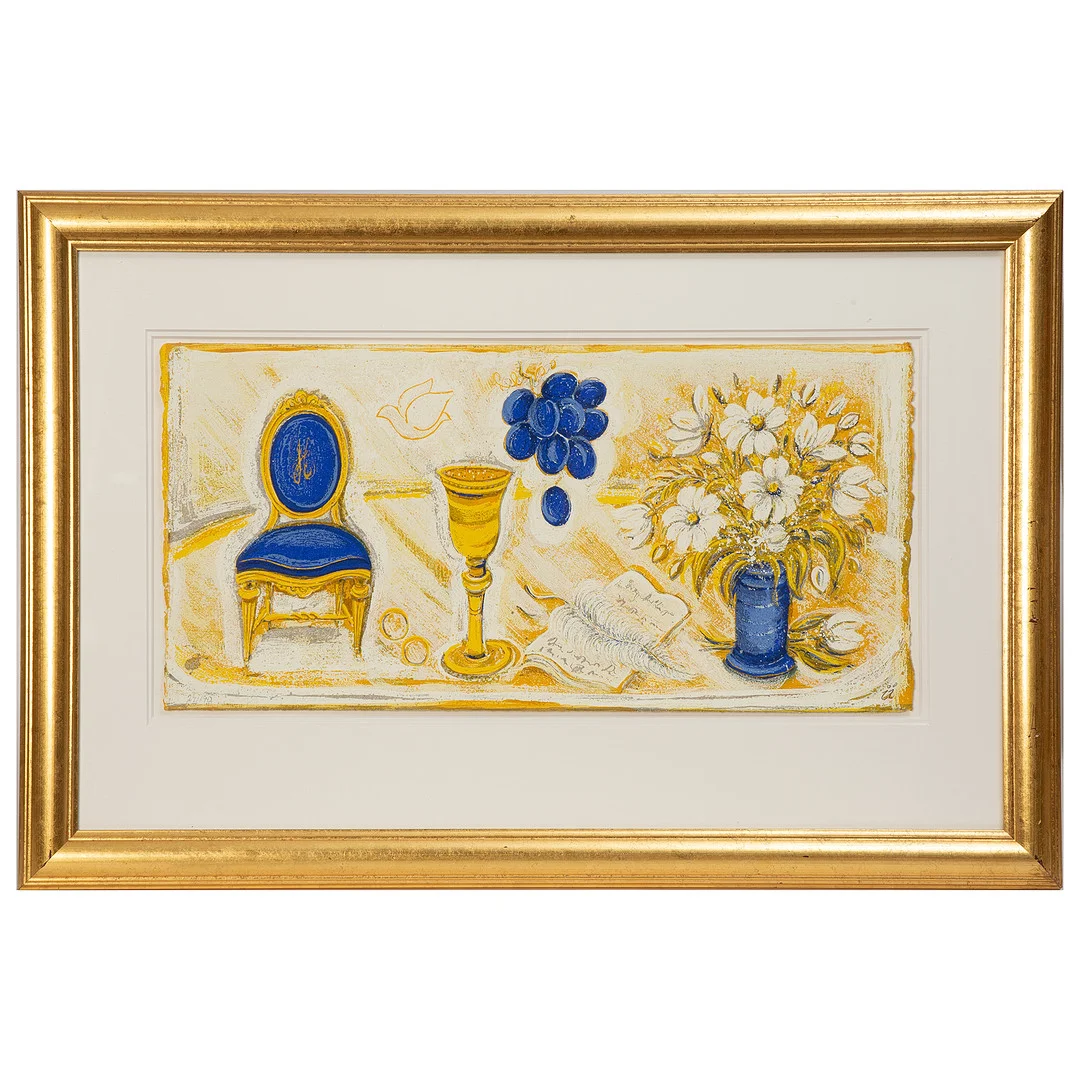 INGBRITT LAGERBERG. Färglitografi, signerad och numrerad 24/190. — Engravings & Prints — Stockholms Auktionsverk Göteborg