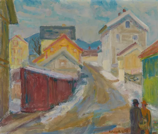 Holbø, Halvdan — Bygate, Lillehammer 1945