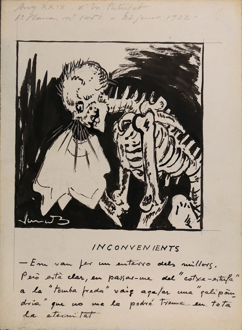 JOAN JUNCEDA. "Inconvenients". — Drawings — Balclis