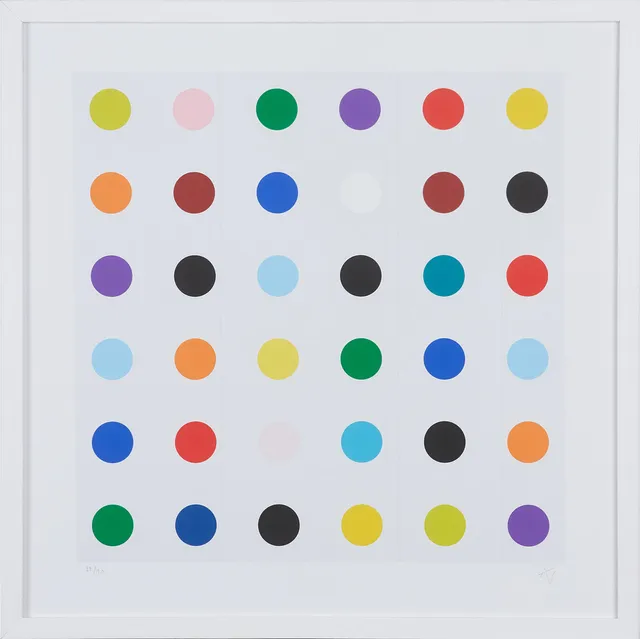 ANDREAS LUNDBERG (född 1973): Dots, monogramsignerad och numrerad 32/90.