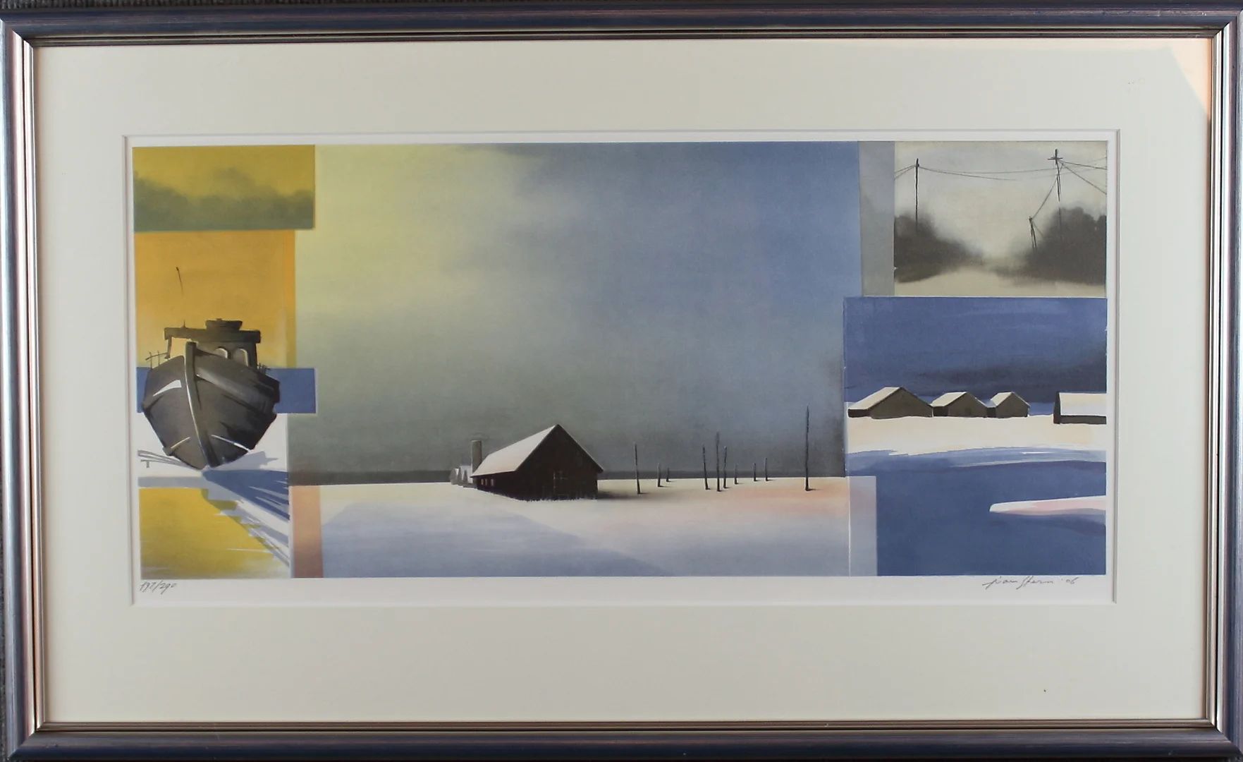 IVAN STERN. litografi, landskapsbilder, 197/290, signerad. — Paintings — Höganäs Auktionsverk
