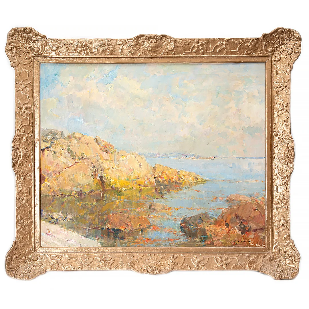 HUGO ÖFVERSTRÖM. Olja på duk, signerad. — Paintings — Stockholms Auktionsverk Göteborg