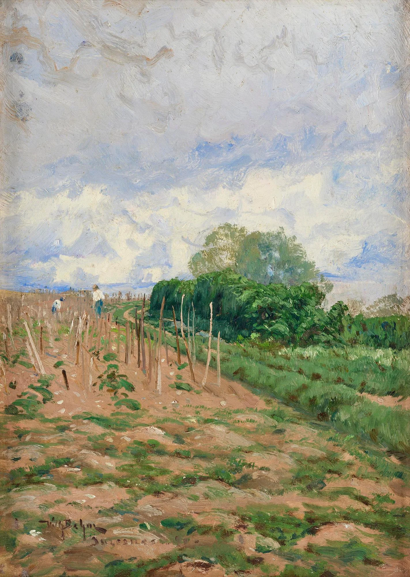 Wilhelm Behm, Vinfält, Suresnes. — Bukowskis