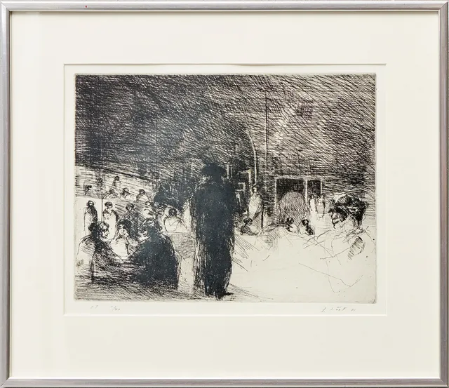 INGEMAR LÖÖF (1929-2007). Caféscen.