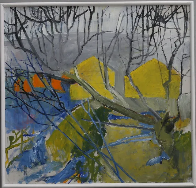 BIRGITTA LILJEBLADH. "Höst Landskrona", signerad och daterad 1963, olja på duk.