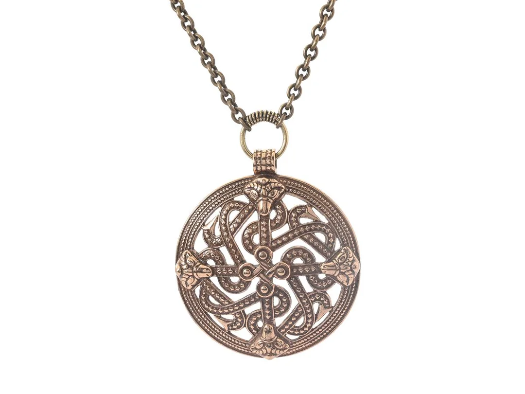 KALEVALA KORU, collier, brons, längd ca 70 cm, vikt 37,5 g. — Smycken/Hänge med kedja — Kaplans