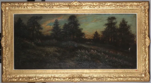 SEVERIN NILSON. Landskapsmotiv, olja på duk, signerad.