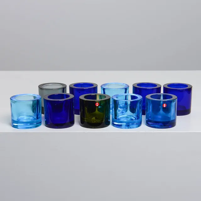 HEIKKI ORVOLA. "Kivi", ljuslyktor, 10 st, Marimekko/Iittala, Finland.