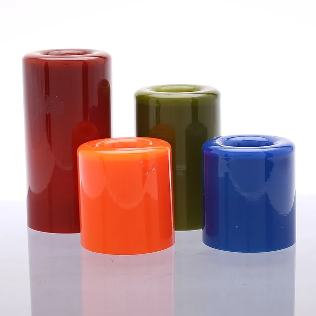 OWE ELVÉN. Ljuslyktor, 4 st, glas, Orrefors.