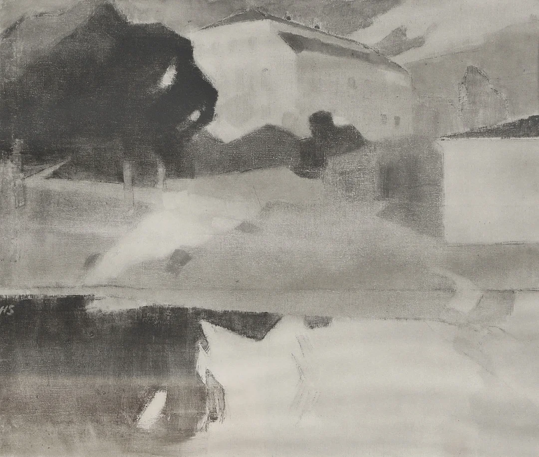 HELENE SCHJERFBECK. Rotogravyr, "Sjundby gård", signerad i tryck. — Engravings & Prints — Ekenbergs Auktioner