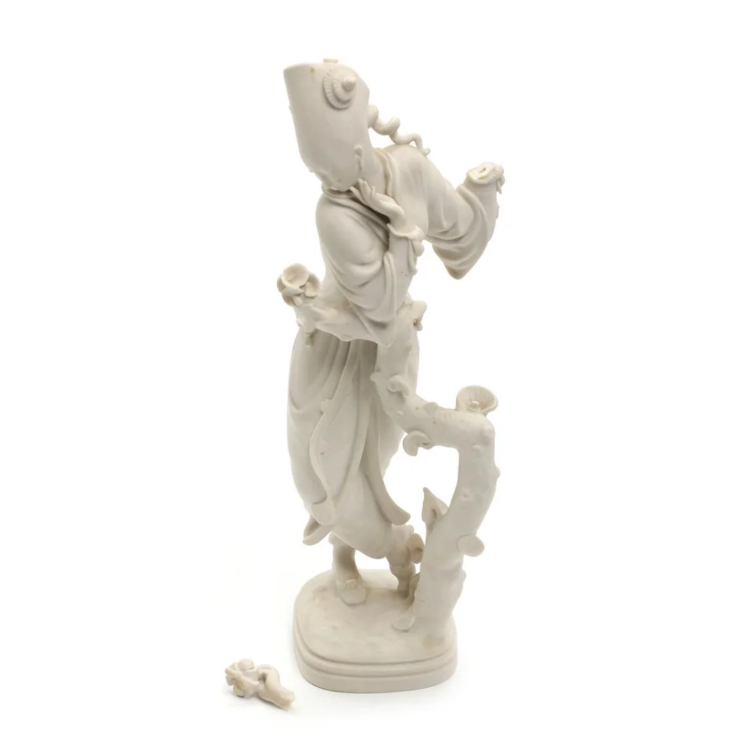Moon girl. Biscuit. Juliane Marie mark, Royal Copenhagen. H. 30 cm. — Porcelain — Bruun Rasmussen