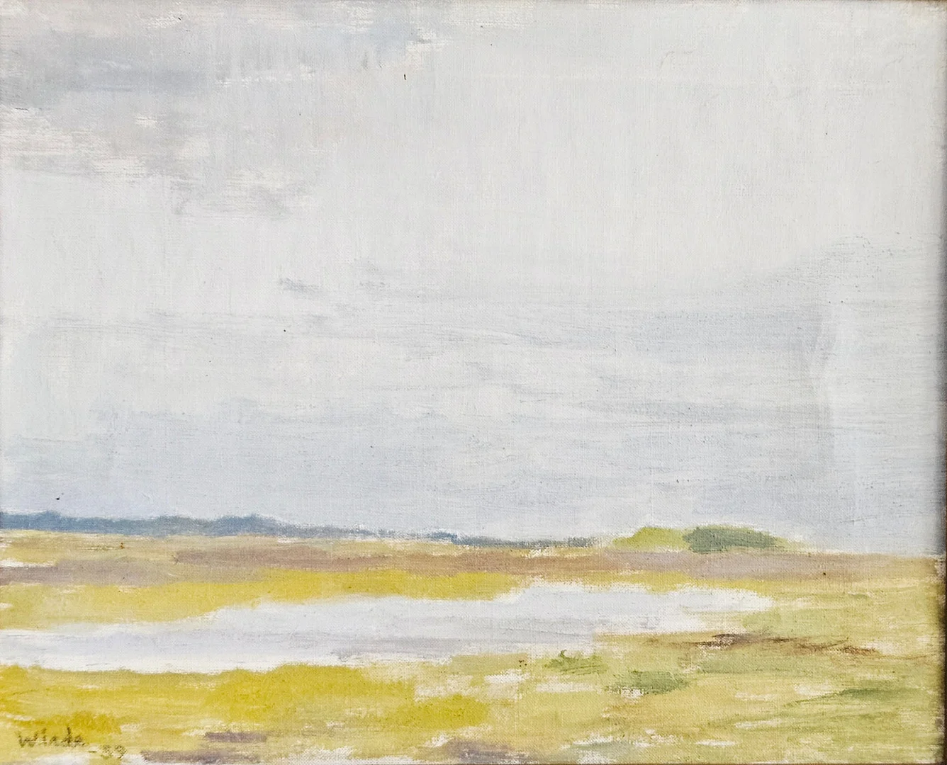 STIG WIRDE. Landskap. Olja på duk, signerad Widre och daterad -39. — Paintings — Auktionshuset Thörner & Ek