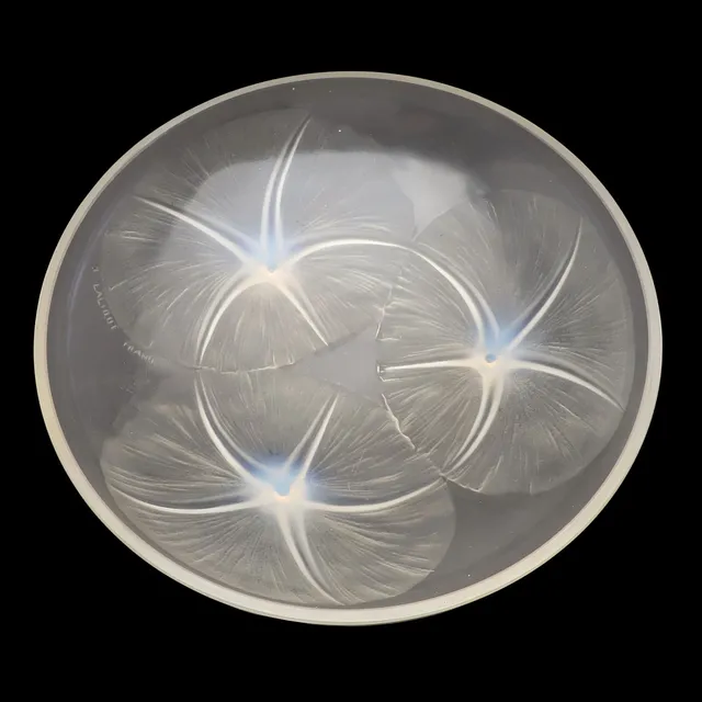 LALIQUE GLASS BOWL - VOLUBILIS.