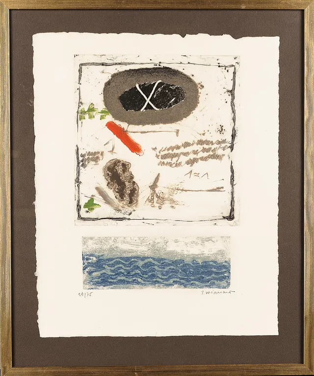 JAMES COIGNARD. Carborundumetsning, Signerad & numrerad: 29/75.