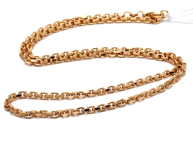Halskedja 18K, Ankar, 51cm, 19,2g
