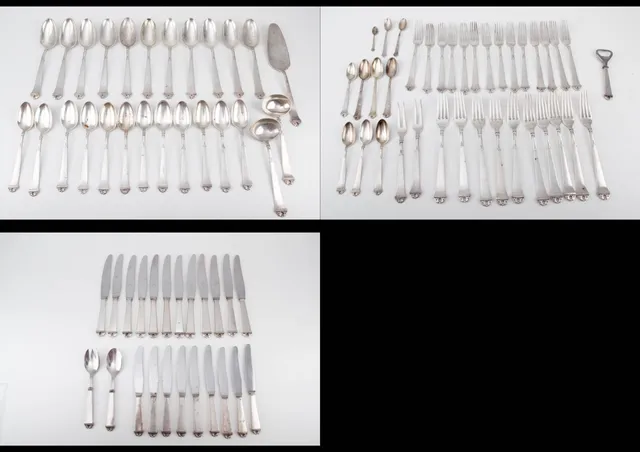 P. Hertz. Silver cutlery (86)