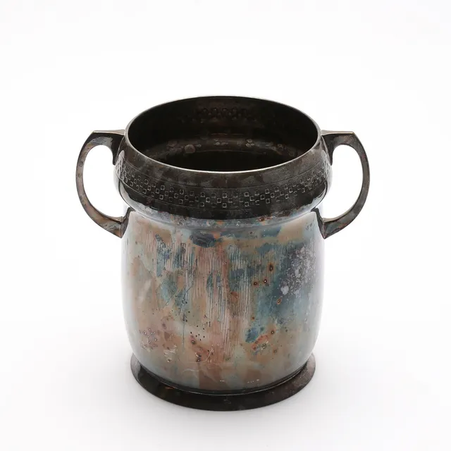 CHAMPAGNEKYLARE, nysilver, jugend, CG Hallberg, tidigt 1900-tal.