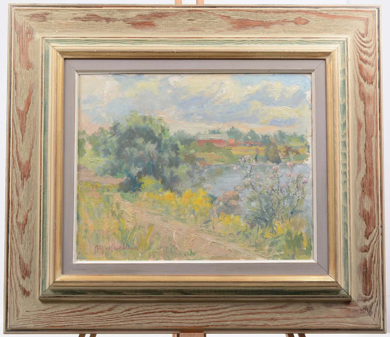 ALF HEDLUND. Landskap. Olja på pannå. — Paintings — Connoisseur Bokauktioner