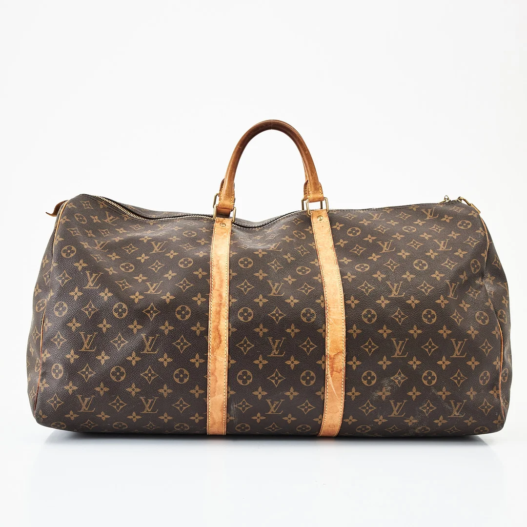 LOUIS VUITTON, "Keepall 60", weekendbag, 2004. — Vintage & Designer Fashion — Stockholms Auktionsverk Magasin 5