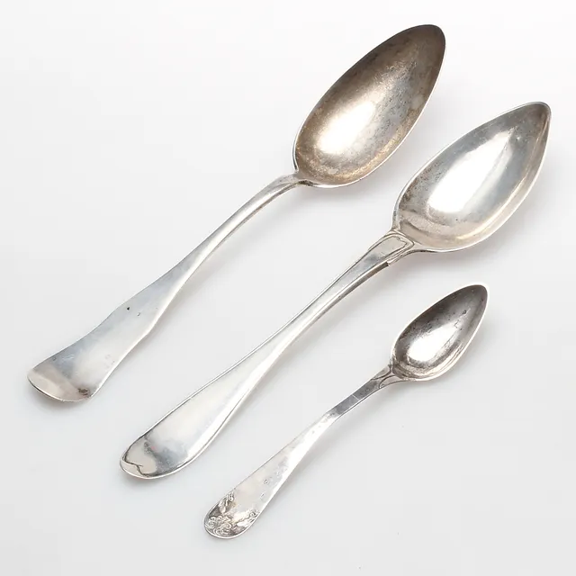 SKEDAR, 3 st, silver, 1800-tal.