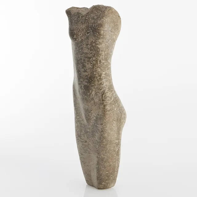 MARIANA MANNER (född 1943). Skulptur, kvinnotorso, betong, signerad No 1 MANNER 97.