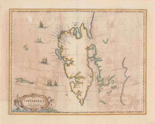 Blaeu, Joan — "Spitsberga." Amstedam ca. 1659
