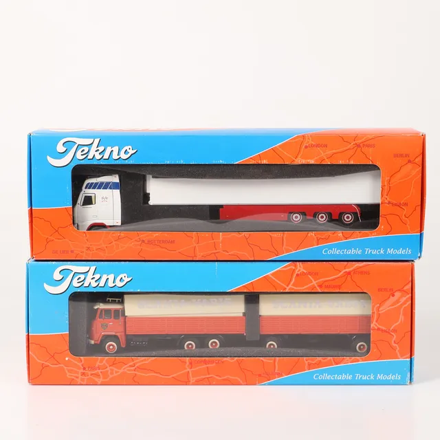 LASTBILSMODELLER, 2 stycken, Tekno.