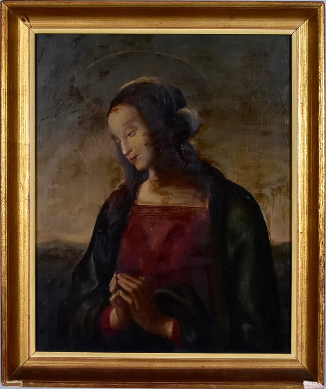 PIETRO PERUGINO. EFTER. Olja på pannå.