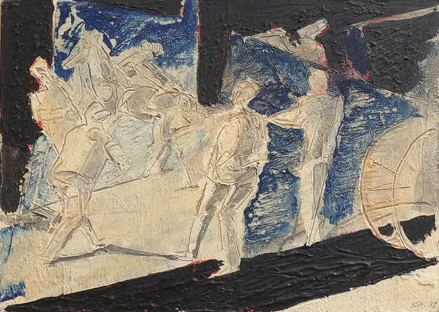 KARL EINAR ANDERSSON. FIGURKOMPOSITION.