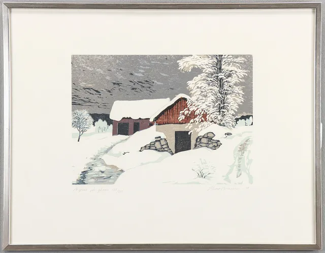 THORE ANDERSSON. Träsnitt 136/300, signerad -79.